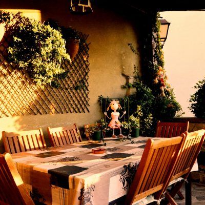 Terraza para disfutar de una cena o desayuno con vistas privilegiadas